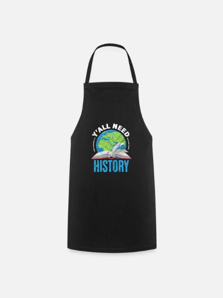 History Teacher History Teacher History - Cooking Apron - black