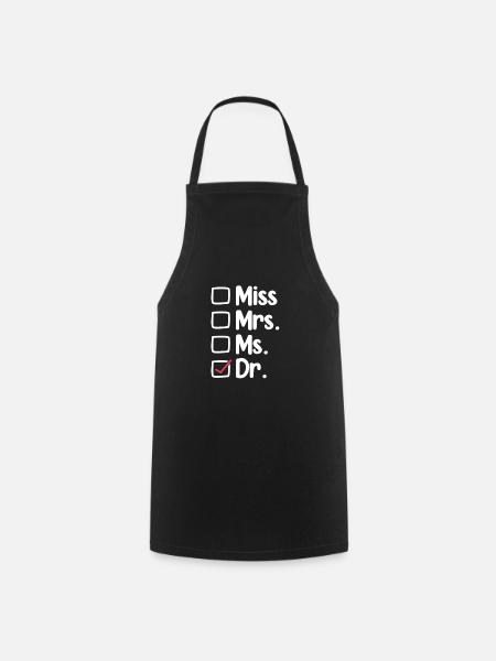 Médecin - Tablier de cuisine - noir