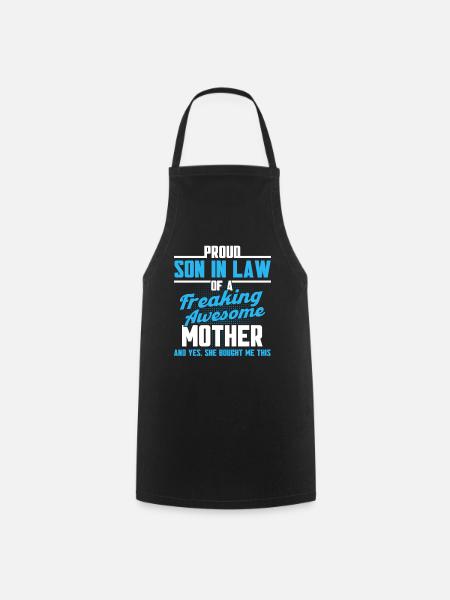 Son-in-law Son son-in-law - Cooking Apron - black