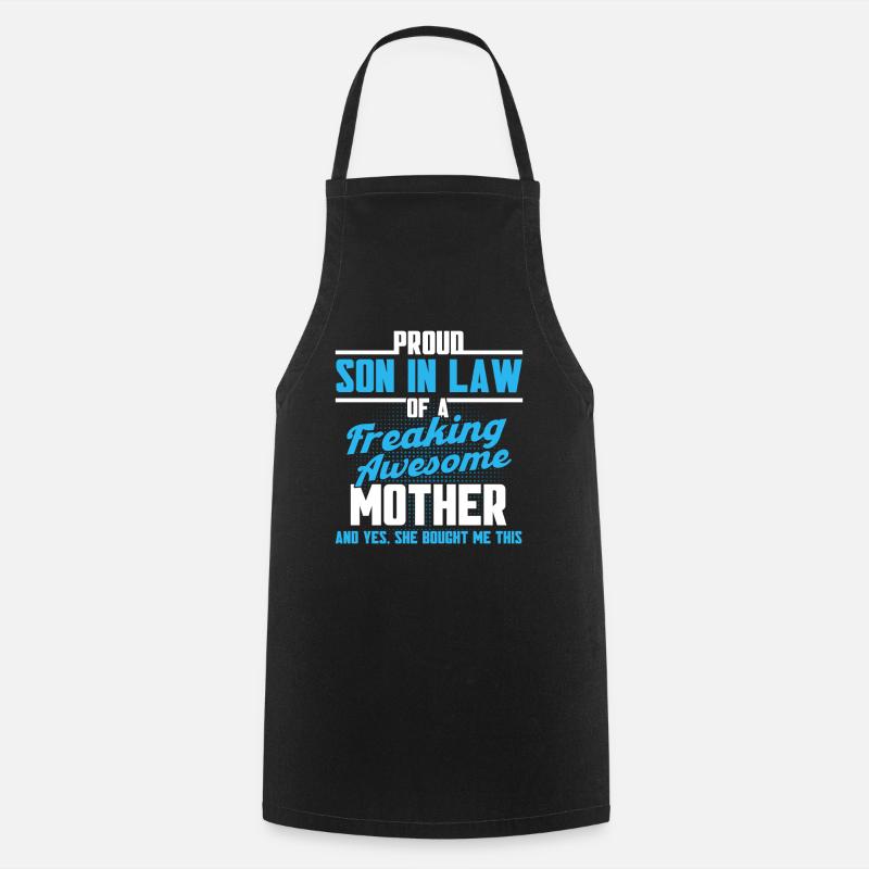 Son-in-law Son son-in-law - Cooking Apron - black