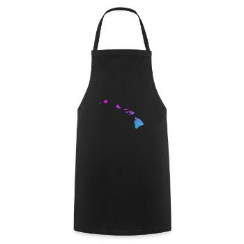 Hawaii Urlaub Aloha Sommer Hawaiian Geschenk - Kochschürze - Schwarz - Vorne - AI Model Male 185 dark (185cm)
