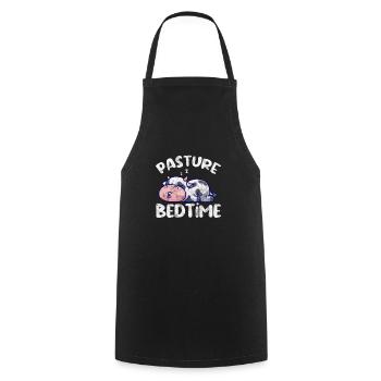 Cow Cow Cows Farm Farmer Gift - Cooking Apron - black - Front - AI Model Male 185 dark (185cm)