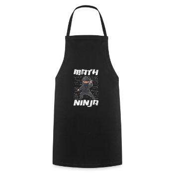 Mathematics - Cooking Apron - black - Front - AI Model Male 185 dark (185cm)