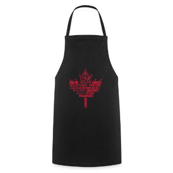 Canada Maple Leaf Flag Canada Vancouver Gift - Cooking Apron - black - Front - AI Model Male 185 dark (185cm)