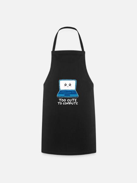 Computer - Kochschürze - Schwarz