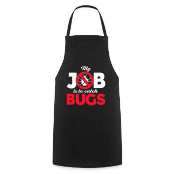 QA Ingenieur QA Tester Software Tester - Kochschürze - Schwarz - Vorne - AI Model Male 185 dark (185cm)