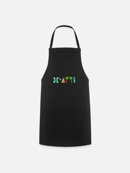 Miami - Kochschürze - Schwarz