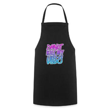 Donut - Kochschürze - Schwarz - Vorne - AI Model Male 185 dark (185cm)