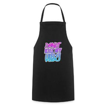 Donut Sweets Donuts Food Baker Gift - Cooking Apron - black - Front - AI Model Male 185 dark (185cm)