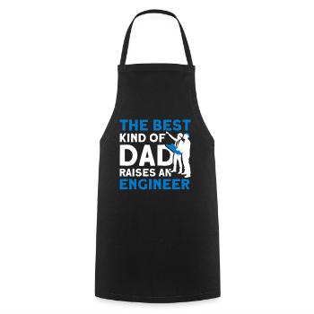 Beste Art Vater Ingenieur Vater Familie - Kochschürze - Schwarz - Vorne - AI Model Male 185 dark (185cm)