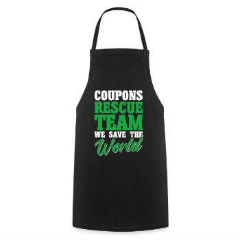 Coupon Shopper Discount Couponer Vente à prix réduit - Tablier de cuisine - noir - Devant - AI Model Male 185 dark (185cm)