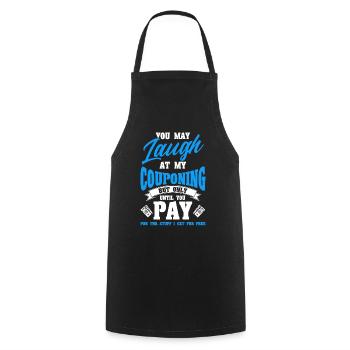 Coupon Shopper Discount Couponer Vente à prix réduit - Tablier de cuisine - noir - Devant - AI Model Male 185 dark (185cm)
