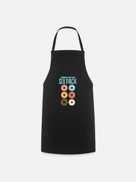 Donut Fitness Gym Workout Donuts Cadeau - Tablier de cuisine - noir