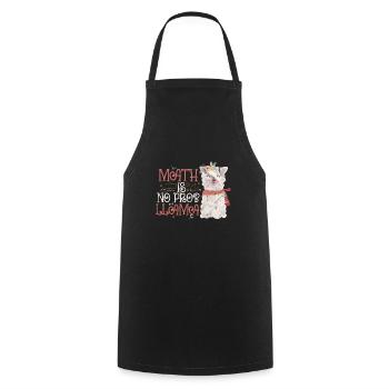 Mathematics - Cooking Apron - black - Front - AI Model Male 185 dark (185cm)