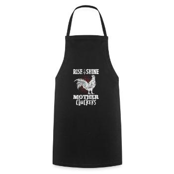 Chicken - Cooking Apron - black - Front - AI Model Male 185 dark (185cm)