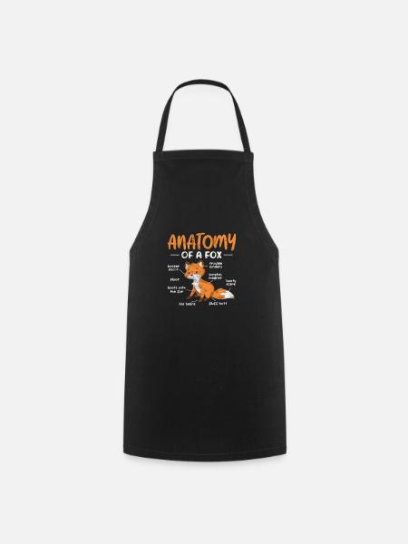 Renard - Tablier de cuisine - noir