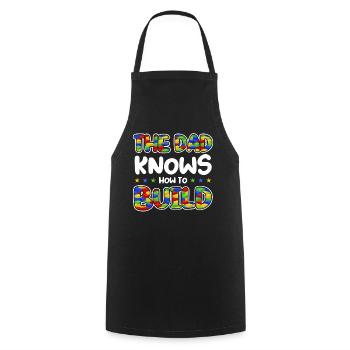 Module de serrage Papa - Tablier de cuisine - noir - Devant - AI Model Male 185 dark (185cm)