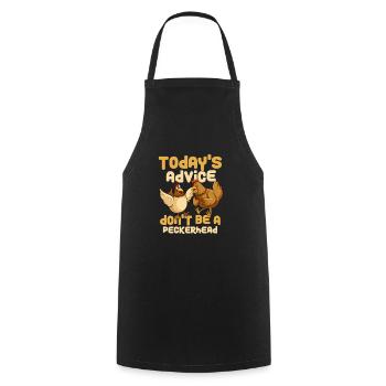 Chicken Farm Poultry Rooster Chickens Gift - Cooking Apron - black - Front - AI Model Male 185 dark (185cm)