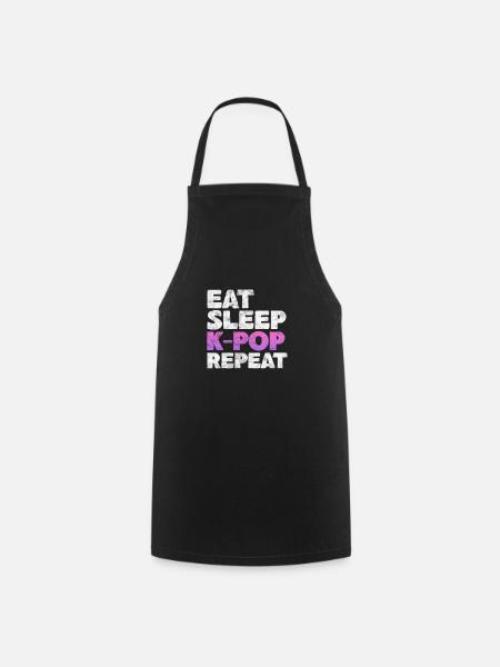 K-Pop Koreanisch Musik Pop Korea Kpop Geschenk - Kochschürze - Schwarz