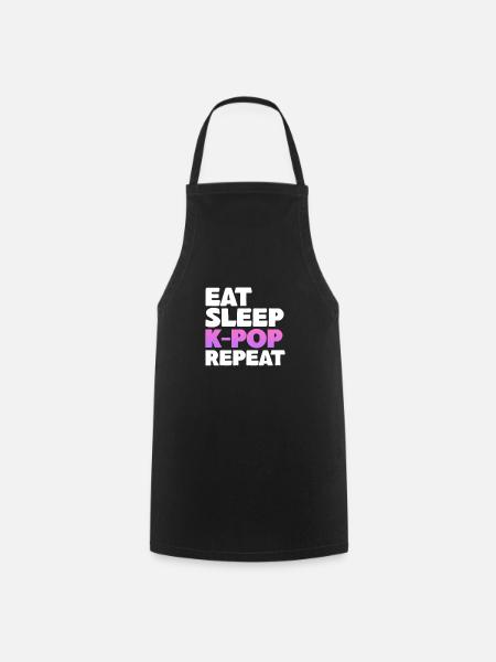 K-Pop - Tablier de cuisine - noir