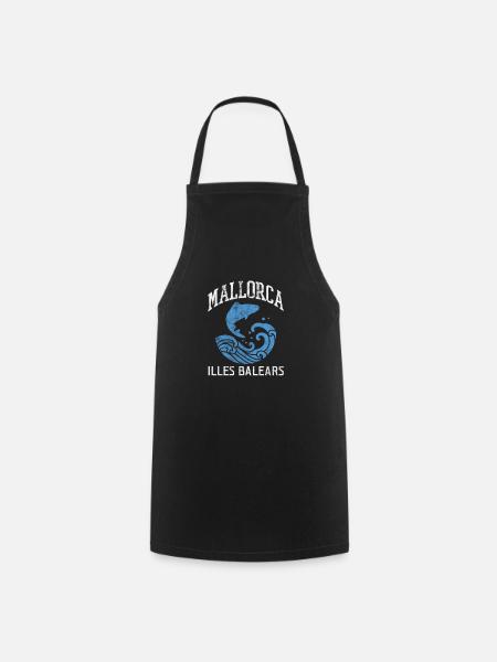 Espagne Espagnol Majorque Cadeau de Vacances Espagnol - Tablier de cuisine - noir