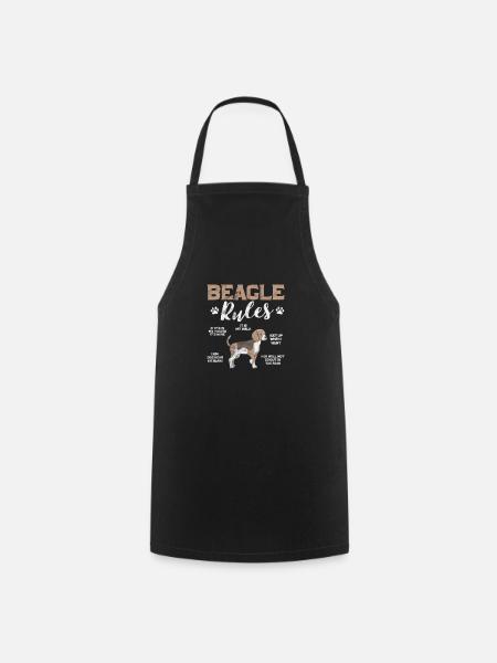 Beagle - Tablier de cuisine - noir