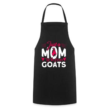 Vintage Retro Goat Breeder Goat Goat Lover - Cooking Apron - black - Front - AI Model Male 185 dark (185cm)