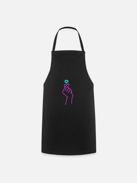 K-Pop - Tablier de cuisine - noir