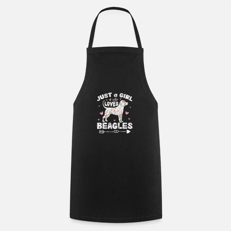 Beagle - Tablier de cuisine - noir