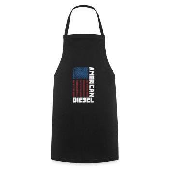 Diesel America - Cooking Apron - black - Front - AI Model Male 185 dark (185cm)
