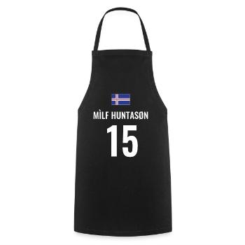 Fußball Sauf Trikot Island Mallorca Party Gruppen - Kochschürze - Schwarz - Vorne - AI Model Male 185 dark (185cm)