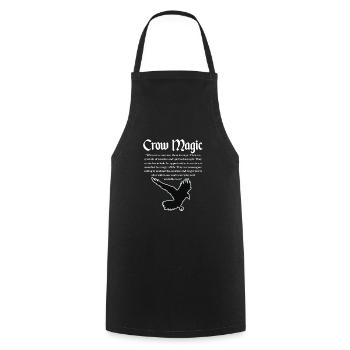 Raven Crow Bird Crow Birds Nature Crow GEschenk - Cooking Apron - black - Front - AI Model Male 185 dark (185cm)