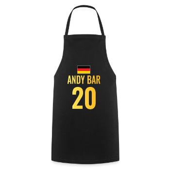 Fußball Sauf Trikot Deutschland Mallorca Gruppen - Kochschürze - Schwarz - Vorne - AI Model Male 185 dark (185cm)