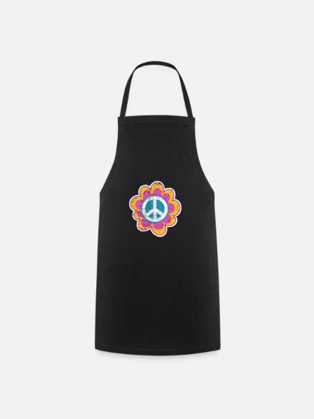 Hippie - Tablier de cuisine - noir