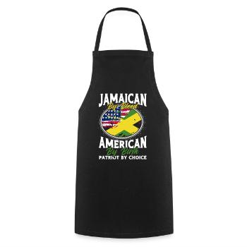 Jamaica Jamaican Pride Jamaican Flag - Cooking Apron - black - Front - AI Model Male 185 dark (185cm)