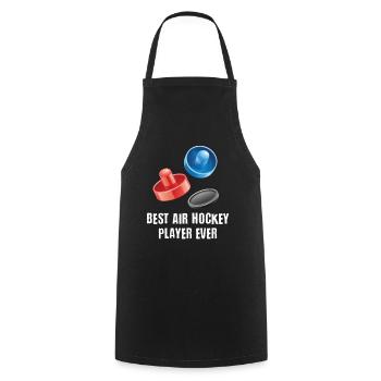 Meilleur joueur d’air hockey airhockey - Tablier de cuisine - noir - Devant - AI Model Male 185 dark (185cm)