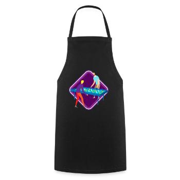 Table football player Rotary football Foosball - Cooking Apron - black - Front - AI Model Male 185 dark (185cm)
