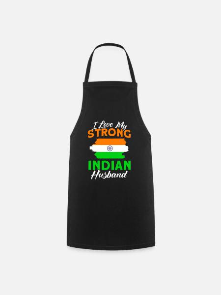 India Indian Roots Gift - Cooking Apron - black