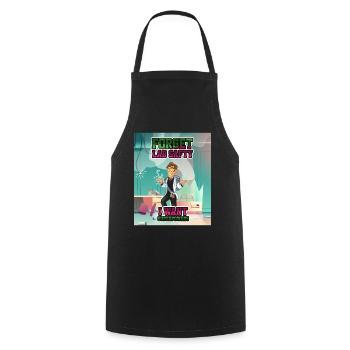 Oubliez Lab Safty Superpowers Chimiste - Tablier de cuisine - noir - Devant - AI Model Male 185 dark (185cm)