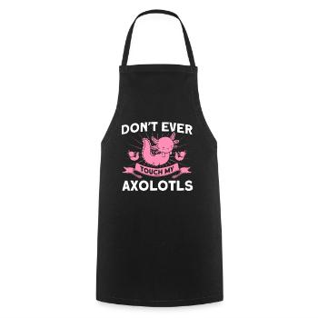 Axolotl Axolotl Propriétaire Axolotl Amphibian Gift - Tablier de cuisine - noir - Devant - AI Model Male 185 dark (185cm)
