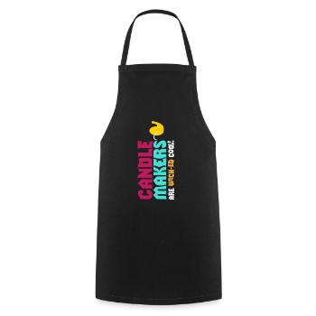 Candle Makers Cool Candle Maker Candles - Cooking Apron - black - Front - AI Model Male 185 dark (185cm)