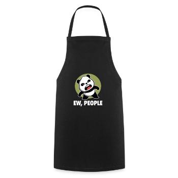 Panda Panda Bear Bear Animal Pandas Gift - Cooking Apron - black - Front - AI Model Male 185 dark (185cm)