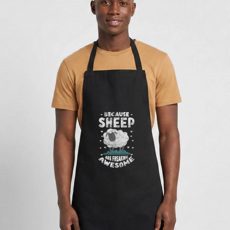Moutons Élevage Élevage Mouton Chèvre Cadeau Tablier de cuisine