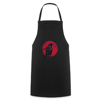 Raven Crow Bird Crow Birds Nature Crow GEschenk - Cooking Apron - black - Front - AI Model Male 185 dark (185cm)