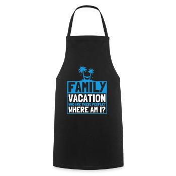 Road Trip Holiday Family Holiday Family Gift - Cooking Apron - black - Front - AI Model Male 185 dark (185cm)