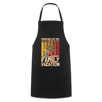 Road Trip Holiday Family Holiday Family Gift - Cooking Apron - black - Front - AI Model Male 185 dark (185cm)