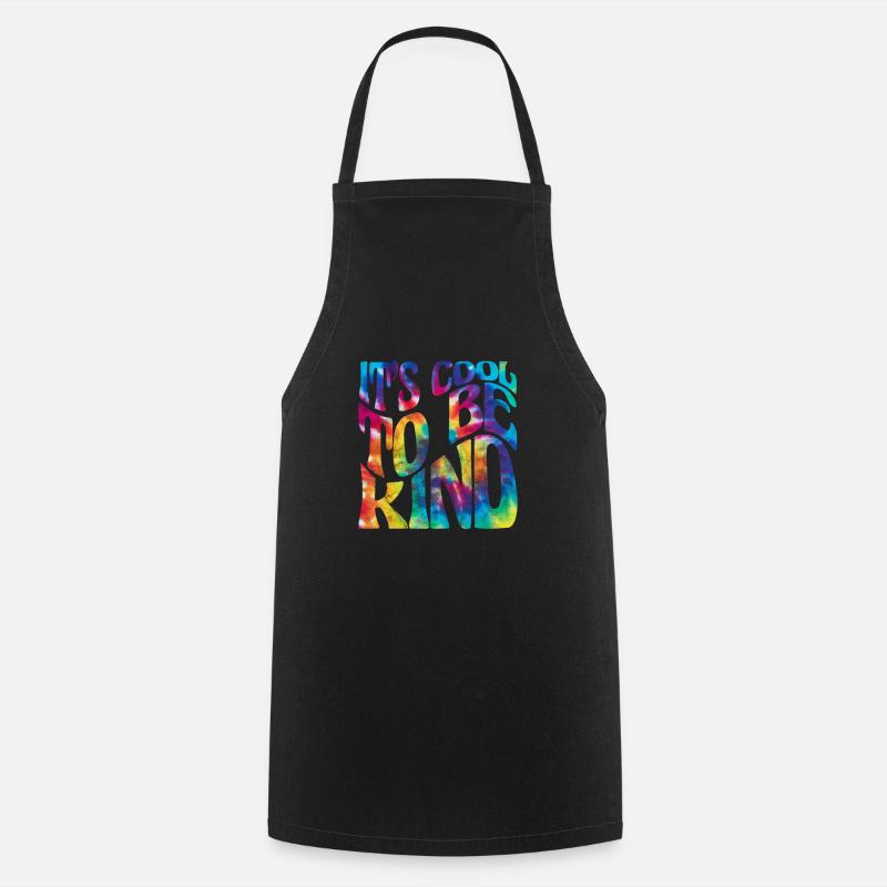 Hippie - Kochschürze - Schwarz