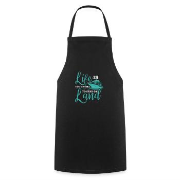 Cruise Cruise Ship Holiday Ship Gift - Cooking Apron - black - Front - AI Model Male 185 dark (185cm)