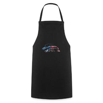Crawfish Crawfish Seafood Crab Gift - Cooking Apron - black - Front - AI Model Male 185 dark (185cm)