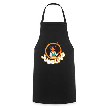 Juggling Juggling Juggler Artist - Cooking Apron - black - Front - AI Model Male 185 dark (185cm)
